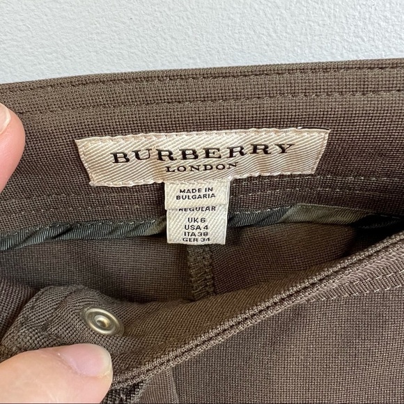 Burberry Authentic skinny ankle zipper skinny pants in olive - Picture 6 of 11